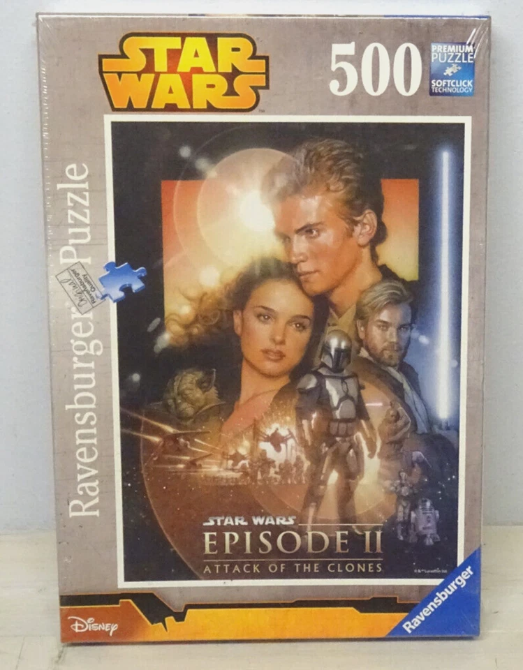 Star Wars Episodio 2 Attacco dei Cloni Puzzle 500 36x49 cm. Ravensburger 2015 - Immagine 1 di 4