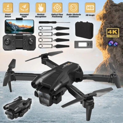 4K Mini Drone HD Camera Headless Drone Foldable RC Quadcopter Kids & Adults Gift