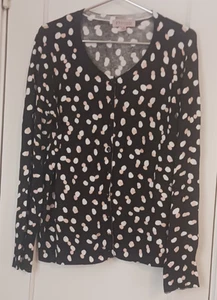 Maglione Philosophy donna taglia XL manica lunga girocollo pois bottoni - Foto 1 di 15