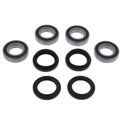 Yamaha YFM350 350 1987 1988 1989 Big Bear 4x4 cojinetes y sellos de rueda delantera X2 Foto 1 de 2