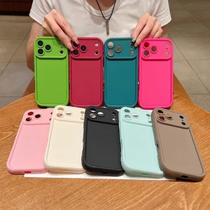 Funda protectora de TPU suave lisa para teléfono iPhone 17 Air 16 Pro Max 15 14 13 Plus 12 11 - Imagen 1 de 27