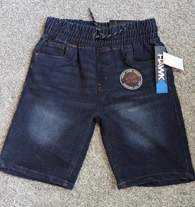 NWT, Tony Hawk, Knit Denim, Blue, Elastic Waist Shorts-Boys Medium 10/12 - Picture 1 of 4