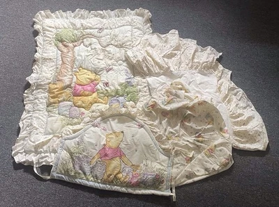 Ropa de cama y cortinas clásicas Pooh vintage 1997 Winnie The Pooh Foto 1 de 4