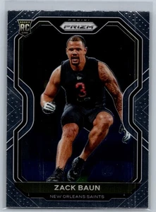 2020 Panini Prizm #387 Zack Baun New Orleans Saints - Picture 1 of 2
