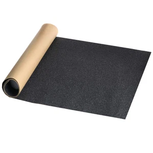 Cinta agarre patineta negra de 26,6 x 125,4 cm grano 80 resistente al agua burbu - Imagen 1 de 12