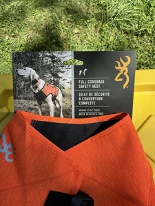 browning dog hunting orange safety vest - Picture 1 of 6
