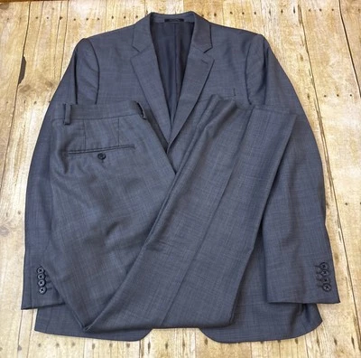 Express Photographer Suit Fitted Light Gray 38S 33W 29I - Image 1 of 4