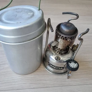 Vintage OMEGA stainless steel korean kerosene burner stove RARE - Picture 1 of 6