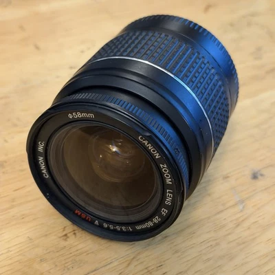 Canon EF 28-80mm f3.5-5.6 V USM Zoom Lens for 70D 80D 90D Rebel T5 T6 T7 Camera - Image 1 of 4