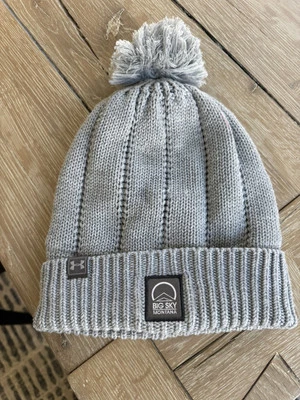 Under Armour BIG SKY RESORT Cable Knit Beanie Gray - Image 1 of 4