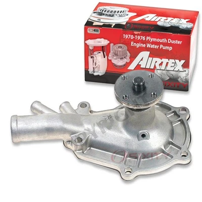Bomba de agua del motor Airtex para Plymouth Duster 1970-1976 3,2 L 3,7 L L6 refrigerante rd Foto 1 de 4