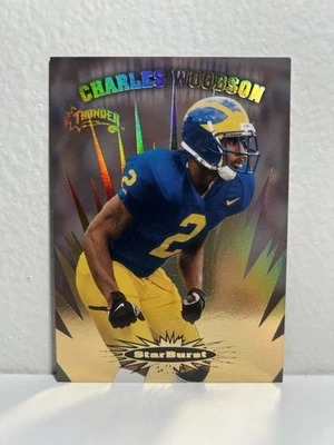 1998 SkyBox Thunder StarBurst #10SB Charles Woodson Rookie RC - Raiders - Image 1 of 2