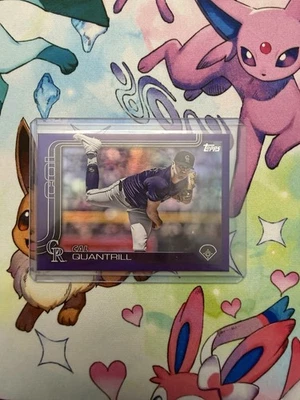 2025 Topps Series 1 - Cal Quantrill #301 Purple Rainbow /250 - Image 1 of 2