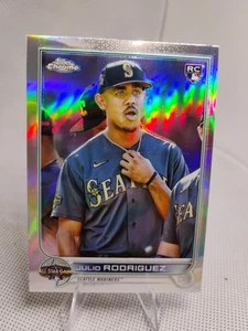 Julio Rodriguez 2022 Topps Chrome Update All Star Refractor Rookie - Bild 1 von 2
