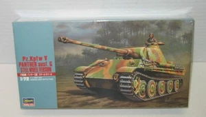 Pantera alemana Hasegawa 1/72 20 mm Segunda Guerra Mundial ausf. Rueda de acero G versión MT37 31137 - Imagen 1 de 2