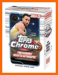 2024/25 Topps Chrome Basketball Value Box Blaster Box 32 Karten Box - Bild 1 von 12