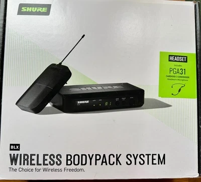 Sistema de microfone sem fio fone de ouvido Shure BLX14/P31-H10 - Imagem 1 de 4