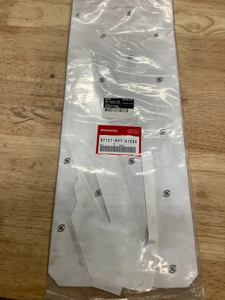 HONDA GAS TANK SHROUD DECAL 2003-2009 CRF 150F GENUINE OEM 87127-KPT-A10ZA - Изображение 1 из 1