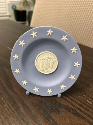 Placa Wedgwood China - Sello de Nueva Jersey Foto 1 de 3
