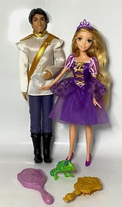 Muñecas Disney Flynn Rider y Rapunzel - Enredadas - Juego de pares Disney (G4) - Imagen 1 de 5