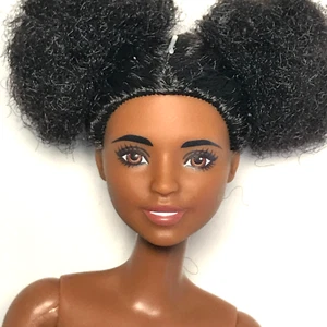 Nude Barbie Fashionistas #133 Made To Move AA Pigtails GGV48 Doll For OOAK - Picture 1 of 9