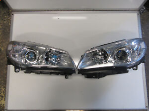 HOLDEN COMMODORE VF 2013-2018 EVOKE HEADLIGHTS PAIR LEFT AND RIGHT NEW CHROME 
