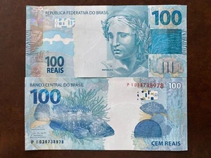 Billet de banque banknote money BRESIL BRASIL BRAZIL 100 REAIS 2010 UNC NEUF NEW - Picture 1 of 1
