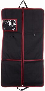 The Scotland Kilt Company Highland Outfit Carrier/Kilt Roll, Red Trim