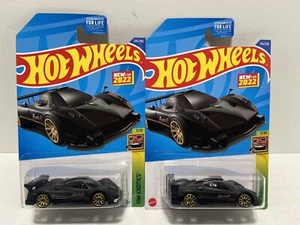2022 Hot Wheels N Case Pagani Zonda R Black HW EXOTICS NEW!!! Lot Of 2 - Picture 1 of 7