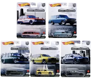 Hot Wheels Premium 2021 Car Culture B Case Fast Wagons Set of 5 Cars - Picture 1 of 1