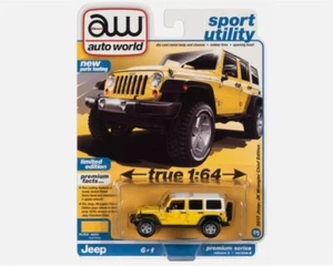 Jeep JK Wrangler Chief Edition 2017 1/64 coche fundido a presión automático mundo AWSP108-A - Imagen 1 de 1