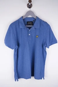 Lyle & Scott Men Polo Shirt Short Sleeves Casual Blue Cotton size XL - Picture 1 of 5