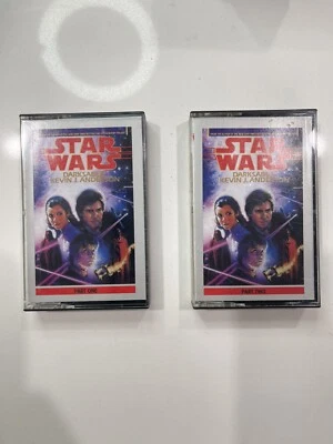 Star Wars Darksaber Vintage Audiobook Cassettes Part 1 & 2 - Image 1 of 4