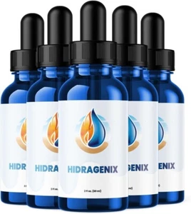 (5 Pack) Hidragenix Drops - Full Body Management, Formula Liquid Drops - 60ml - Picture 1 of 3