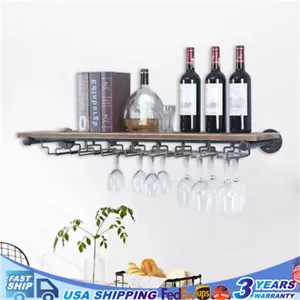 Wandmontiertes hängendes Weinglasregal Wein Champagner Halter für Bar & Wohnkultur - Bild 1 von 12