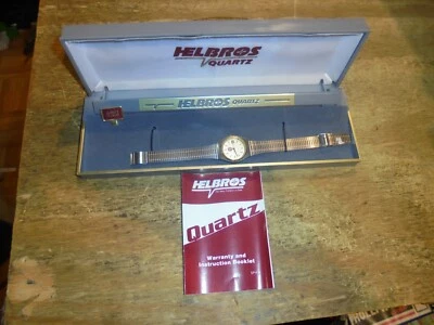 Винтажные кварцевые часы Helbros распродажа недвижимости сделано в Гонконге - Изображение 1 из 4