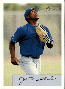 2002 Bowman Heritage Baseball Card #3 James Shanks Rookie