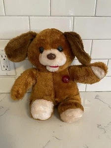 Vintage 1990-Teddy Bear-Musical-Light Up Heart-Works Great - Picture 1 of 6