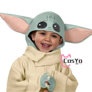 Star Wars Yoda Cosplay Costume Children's Halloween Performance costumes prop - Picture 1 of 6