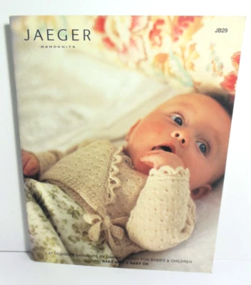 JB29 Jaeger Handknits Babies Children Knitting Patterns Using Baby DK and 4 Ply - Image 1 of 4