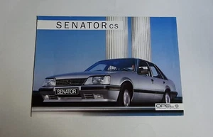 Folleto Opel Senator A CS 2,5i / 3,0i Estado 09/1985 - Imagen 1 de 2
