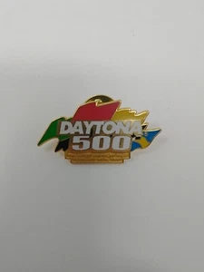 Daytona 500 February 14th 1999 Vintage Lapel Hat Pin NASCAR WinCraft Racing 90s - Picture 1 of 5