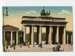 Postal de colección Puerta de Brandeburgo Berlín Alemania cambio de siglo  - Imagen 1 de 2