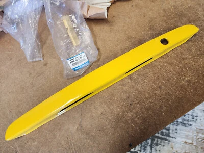 Mazda Protege New Trunk Deck Lid Finish Panel Garnish (Yellow) 1999 To 2003 - Image 1 of 4