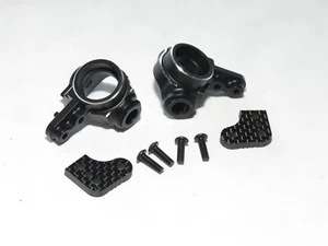 SER600066 SERPENT SRX8 GT '23 GP CAR FRONT ALUMINUM STEERING BLOCK KNUCKLES - Picture 1 of 1