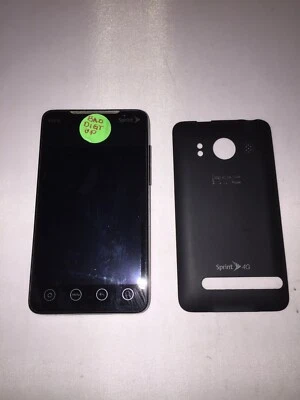 HTC EVO 4G PC36100 1GB Sprint Negro Mal Digitalizador VENDIDO COMO ESTÁ  Foto 1 de 4