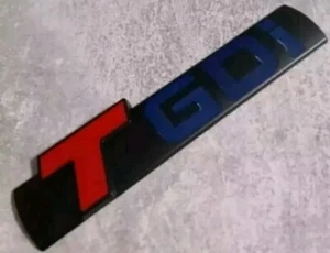 Sliber TGTI 3D Metall V6 Abzeichen Schild Emblem für Audi Tt TTS Ttrs Q3 Q5 Q7 - Bild 1 von 1