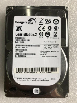 ST9500620NS Seagate Constellation.2 500GB SATA Internal 7200RPM 2.5" HDD - Image 1 of 3