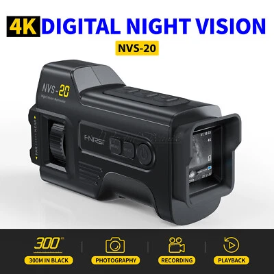 FNIRSI NVS-20 4K HD Monocular Night Vision Device Infrared 6x Digital Telescope - Bild 1 von 4