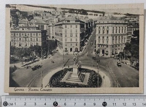 I120709 Postkarte - Genua - Piazza Corvetto VG 1939 - Bild 1 von 2